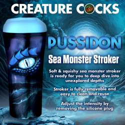 Creature Cocks Masturbateur Creature Pussidon Bleu
